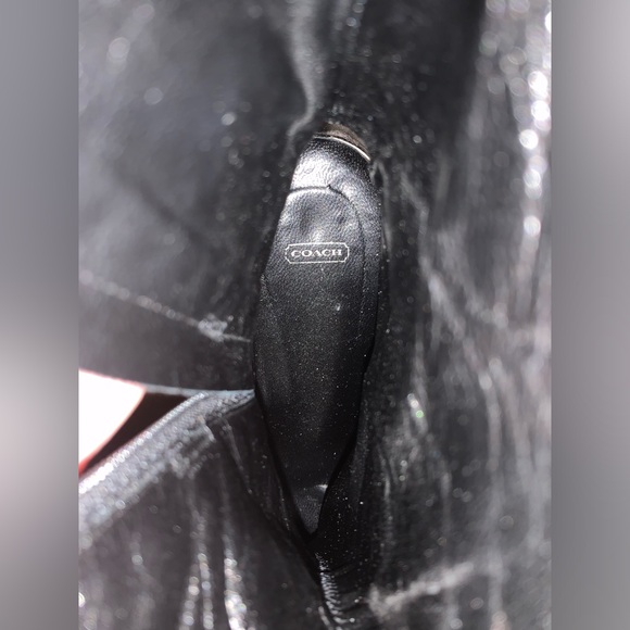 Coach ankle boots with buckle, size 6B, black leather, made in Italy, no box. - Picture 7 of 11